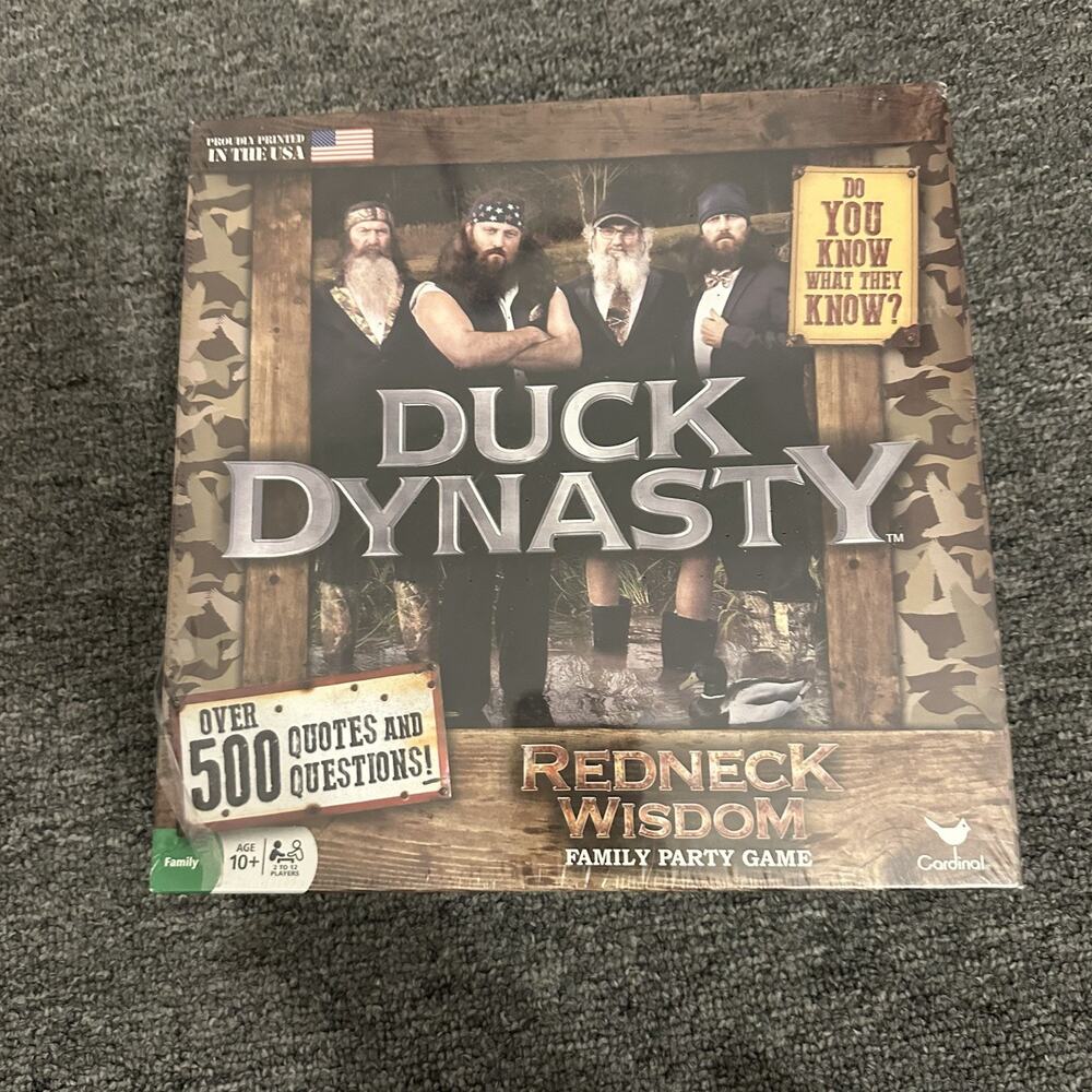 Duck Dynasty Redneck Wisdom Board Game New In Sealed Box